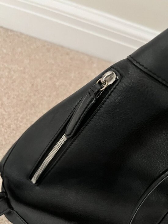 Rag and Bone Pilot Backpack in Black Leather and Silver Tone Hardware main image 10